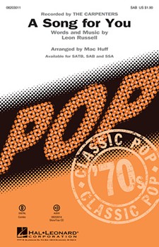 Song For You by Russell Leon - Huff Mac - The Carpenters for SAB