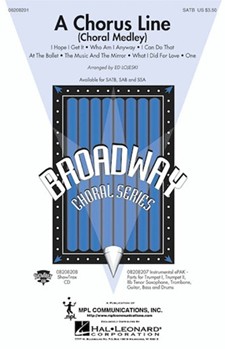 Chorus Line: The Movie Medley From by Hamlisch Marvin - Lojeski Ed - for Accompaniment CD