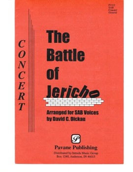 Battle Of Jericho by - Dickau David - for SAB