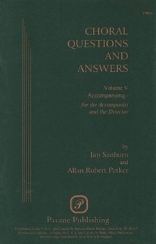 Choral Questions & Answers Volume 5 by Rundus and Petker for Text (Vol 5)