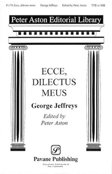 Ecce Dilectus Meus by Jeffreys George - Aston Peter - for 3-Part Mixed