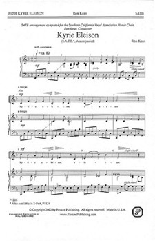 Kyrie Eleison by Kean Ron for SATB