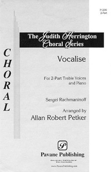 Vocalise by Rachmaninoff Sergei - Petker Allan Robert - for 2-Part