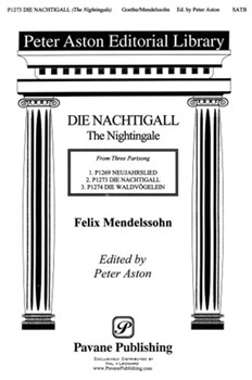 Die Nachtigall by Mendelssohn Felix - Peter Aston - for SATB a cappella