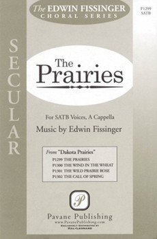 Prairies The by Fissinger Edwin for SATB a cappella