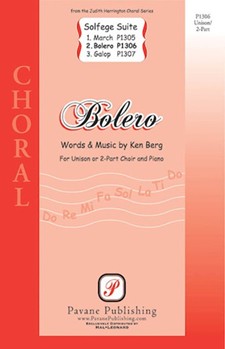Bolero From Solfege Suite by Berg Ken for Unison/2-Part