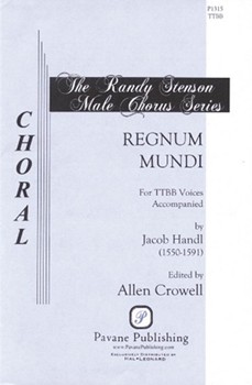 Regnum Mundi by Handl Jacob (Gallus) - Crowell Allen - for TTBB a cappella