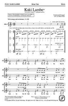 Kaki Lambe by - Tate Brian - for SSAA