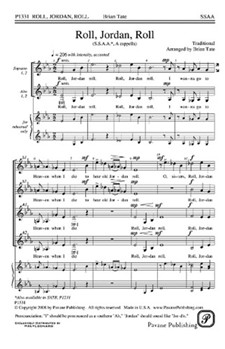 Roll Jordan Roll by - Tate Brian - for SSAA a cappella