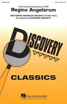 Regina Angelorum by Mozart Wolfgang Amadeus - Bennett Catherine - for 2-Part