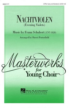 Nachtviolen by Schubert Franz - Porterfield Sherri - for 2-Part