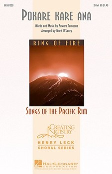 Pokare Kare Ana by Maori Folk Song - O'Leary Mark - for 2-Part