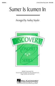 Sumer Is Icumen In by - Snyder Audrey - for SSA