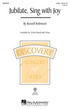 Jubilate Sing With Joy by Robinson Russell for 2-Part