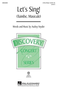 Let's Sing by Snyder Audrey for 3-Part Mixed