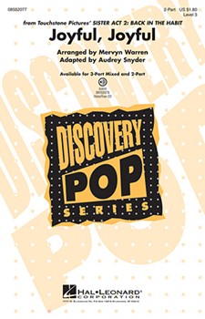 Joyful Joyful by Beethoven Ludwig van - Snyder Audrey - for 2-Part