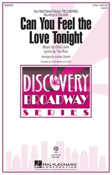 Can You Feel The Love Tonight by John Elton - Snyder Audrey - Elton John for 2-Part