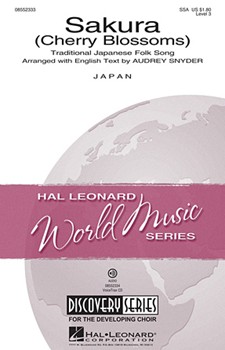 Sakura (Cherry Blossoms) by Japanese Folk Song - Snyder Audrey - for VoiceTrax