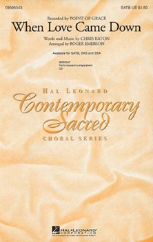 When Love Came Down by Eaton Chris - Emerson Roger - Point Of Grace for Accompaniment CD