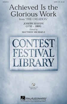 Achieved Is The Glorious Work by Haydn Joseph - Michaels M - for SATB