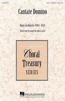 Cantate Domino by Hassler Hans Leo - Leavitt John - for SATB