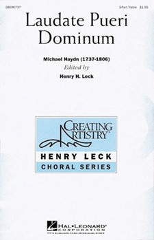 Laudate Pueri Dominum by Haydn Michael - Leck Henry - for SSA