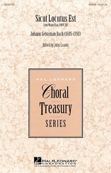 Sicut Locutus Est by Bach Johann Sebastian - Leavitt John - for SSATB