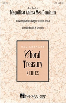 Magnificat Anima Mea Dominum by Pergolesi Giovanni Battista - Liebergen Patrick M - for SATB
