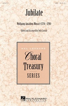 Jubilate by Mozart Wolfgang Amadeus - Leavitt John - for SATB