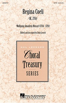 Regina Coeli by Mozart Wolfgang Amadeus - Leavitt John - for SATB