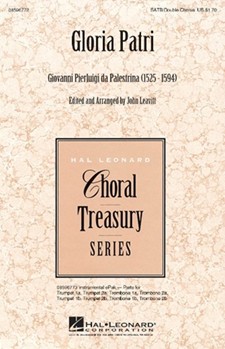 Gloria Patri by Palestrina Giovanni Pierluigi da - Leavitt John - for SATB