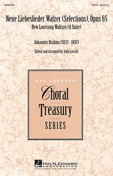 Neue Liebeslieder Walzer Opus 65 by Brahms Johannes - Leavitt John - for SATB