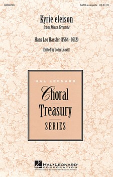 Kyrie Eleison From Missa Secunda by Hassler Hans Leo - Leavitt John - for SATB a cappella