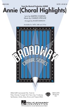 Annie (Choral Highlights) by Charnin Martin - Emerson Roger - for SATB