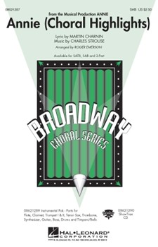 Annie (Choral Highlights) by Charnin Martin - Emerson Roger - for SAB