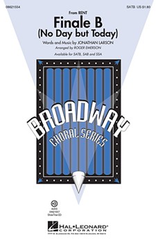 Finale B (No Day But Today) by Larson Jonathan - Emerson Roger - for SSA