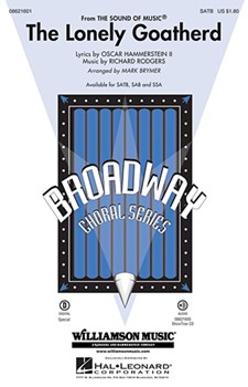Lonely Goatherd by Rodgers and Hammerstein - Brymer Mark - for SATB