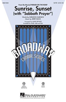 Sunrise Sunset (W/Sabbath Prayer) by Harnick Sheldon - Brymer Mark - for Accompaniment CD