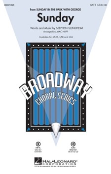 Sunday (From Sunday In The Park) by Sondheim Stephen - Huff Mac - for SATB