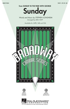 Sunday (From Sunday In The Park) by Sondheim Stephen - Huff Mac - for SAB