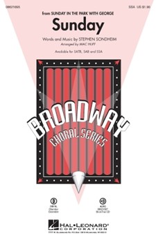 Sunday (From Sunday In The Park) by Sondheim Stephen - Huff Mac - for SSA