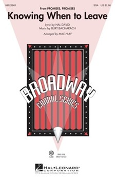 Knowing When To Leave from Promises Promi by Bacharach Burt - Huff Mac - for SSA