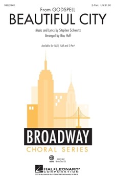 Beautiful City From Godspell by Schwartz Stephen - Huff Mac - for 2-Part