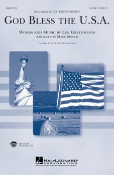 God Bless The USA by Greenwood Lee - Brymer Mark - for SATB
