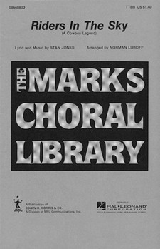 Riders In The Sky by - Luboff Norman - for TTBB