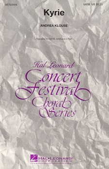 Kyrie by Klouse Andrea for SATB