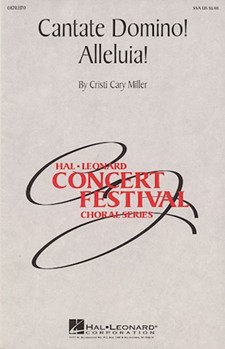 Cantate Domino Alleluia by Miller Cristi Cary for SSA