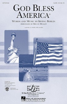 God Bless America by Berlin Irving - Healey Bruce - for SAB and Piano
