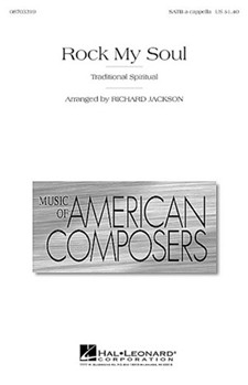Rock My Soul by Spiritual - Jackson Richard - for SATB a cappella