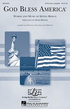 God Bless America by Berlin Irving - Brymer Mark - for SATB